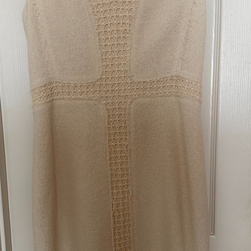 Rebecca Taylor Dress. Size 8, Cream - Picture 4 of 9